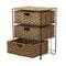 Household Essentials 3-Drawer Wicker Storage Unit